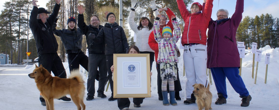 År 2013 var det år då Vuollerimbygden slog världsrekord!